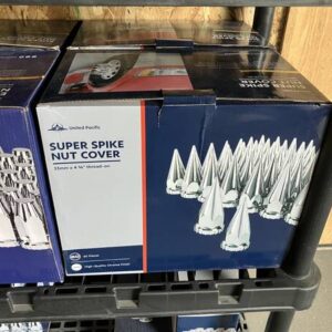 Super Spike Thread-on Chrome Nut Covers